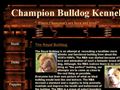 Puppies for sale from http://www.championbulldogges.com/